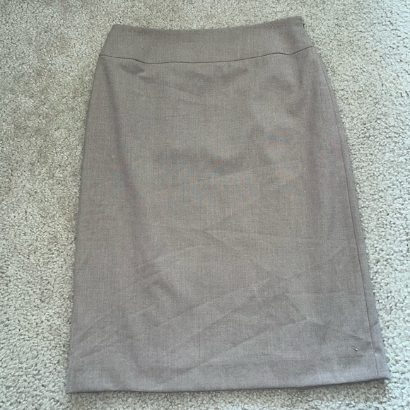 Light Brown / Gray Dress Skirt size 2 - Picture 3 of 11